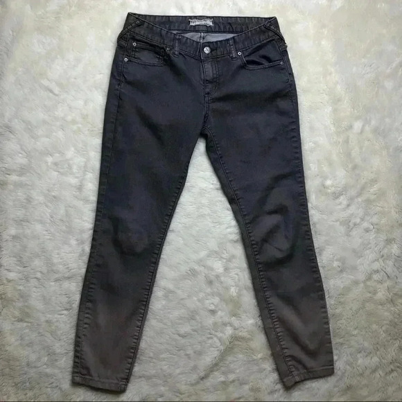 Free People Grey Ombré Skinny Jeans Size 27 - Picture 3 of 16